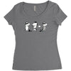 zebra Women's Triblend Scoop T-shirt