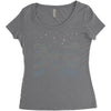 peaceful Women's Triblend Scoop T-shirt