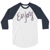 cute enjoy 3/4 Sleeve Shirt