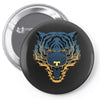 tiger fire Pin-back button