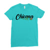 chicana with rose Ladies Fitted T-Shirt