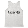 black and yellow Tank Top