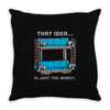 double decker couch Throw Pillow