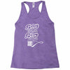 beer doesn't ask silly questions Racerback Tank