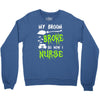 my broom broke! so now i nurse Crewneck Sweatshirt