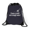 magic wand rhinestone Drawstring Bags