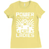 power to the cat ladies Ladies Fitted T-Shirt