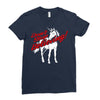 don't stop believing unicorn Ladies Fitted T-Shirt