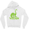 vegan dinosaur best trending Zipper Hoodie