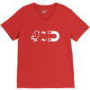 chicken and magnet V-Neck Tee