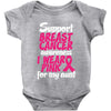 I Wear Pink For My Aunt Baby Onesie