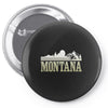montana mountains Pin-back button