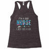 i'm a good nurse i just cuss a lot Racerback Tank