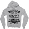 Super Cool Grammy Of A Freaking Awesome Grandson Zipper Hoodie
