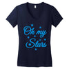 oh my stars adult Women's V-Neck T-Shirt