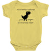 internet is broken game funky Baby Bodysuit