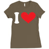 i heart customize it Ladies Fitted T-Shirt