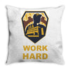 work hard Throw Pillow