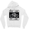 bike lane Zipper Hoodie