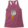 pizza wolf Racerback Tank