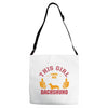 This Girl Loves Her Dachshund Adjustable Strap Totes