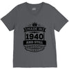 Made In 1940 And Still Awesome V-Neck Tee