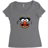 animal face Women's Triblend Scoop T-shirt