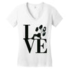 LOVE MY DOG Women's V-Neck T-Shirt