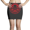 red skull logo avengers marvel comics gift Mini Skirts