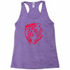 money over emotion Racerback Tank