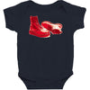 red skinhead bovver boots ideal birthday gift or present Baby Bodysuit