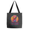 Too Hip To Hop  Bunny Easter Tote Bags