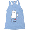 cat love person! Racerback Tank