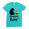 mama bear gay pride Ladies Fitted T-Shirt