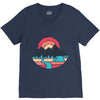 camp river V-Neck Tee