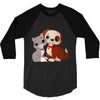 nice cat and dog 3/4 Sleeve Shirt