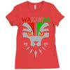 redesignsideas for the flag of wakanda Ladies Fitted T-Shirt