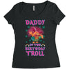 birthday troll daddy Women's Triblend Scoop T-shirt
