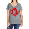metal gear solid Ladies Curvy T-Shirt