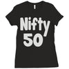 nifty 50 Ladies Fitted T-Shirt