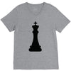 Chess King and Pawn V-Neck Tee