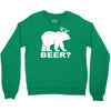 bear deer beer Crewneck Sweatshirt