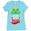 cinco de mayo fiesta mexican holiday Ladies Fitted T-Shirt