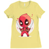 deadpool Ladies Fitted T-Shirt
