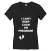 I Can't Keep Calm I'm Pregnant Women's V-Neck T-Shirt