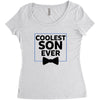 Coolest Son Ever Women's Triblend Scoop T-shirt