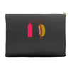 what up dog ketchup hot dog Accessory Pouches