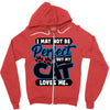 I May Not Be Perfect But My Cat Loves Me Zipper Hoodie