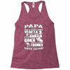 papa super saiyan vegeta Racerback Tank
