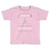 cancer christmas ugly sweater Toddler T-shirt
